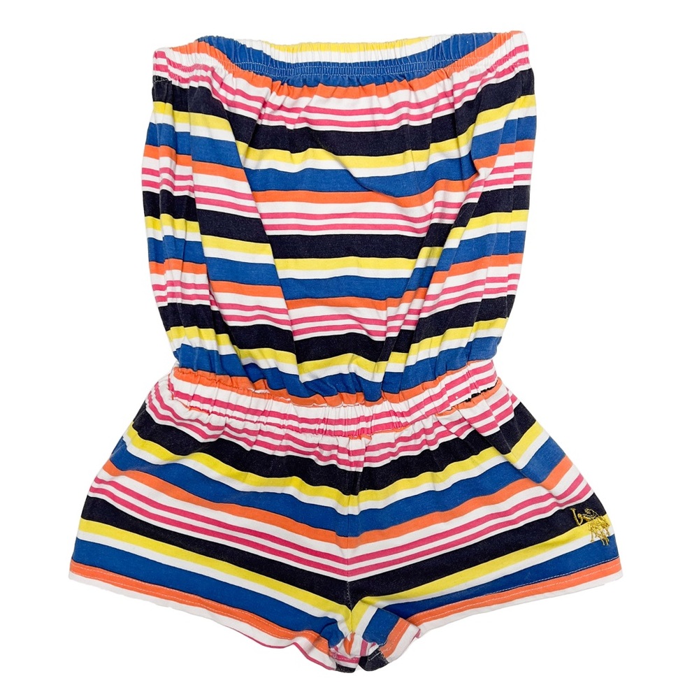 U.S. Polo Assn. Multicolored Striped Romper